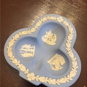 Heart-Shaped Blue Trinket Dish